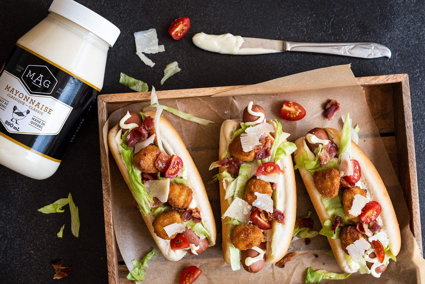 Hot dog Salade César