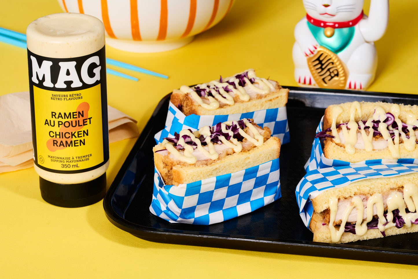 Sandwich de poulet pané (Katsu Sando)