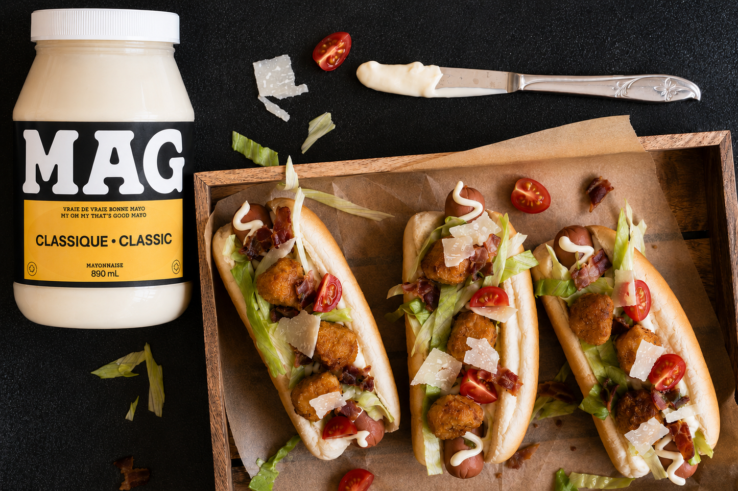 Hot dog Salade César